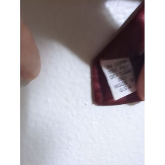 The American Edition Collection Mens Red And Beige Paisley Tie - Picture 7 of 7